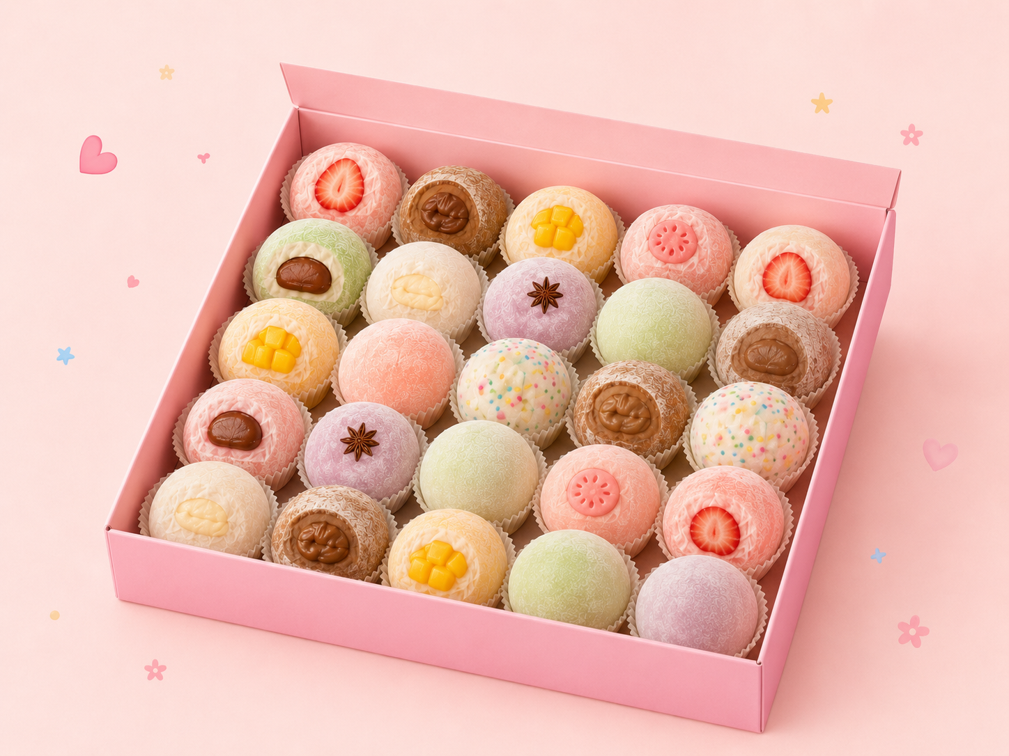 Caja de 24 piezas UWU Mochis